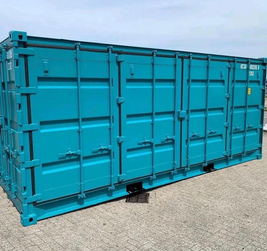Contenedor 20 pies con apertura lateral Azul marino nuevo