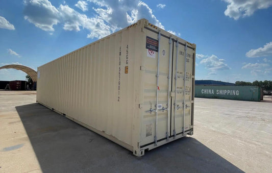 Contenedor High Cube 40' con doble puerta lateral beige nuevo