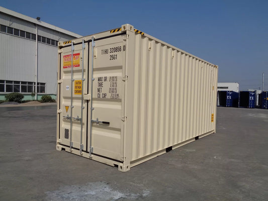 Contenedor Marítimo High Cube de 20 Pies beige nuevo