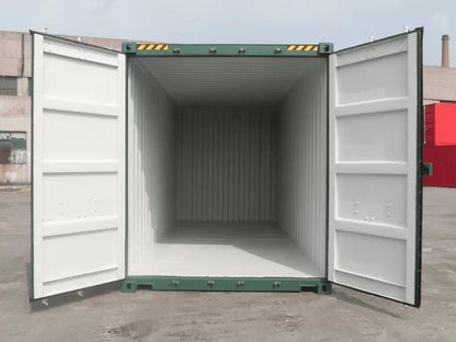 Contenedor High Cube de 20 Pies con Piso de Acero verde nuevo