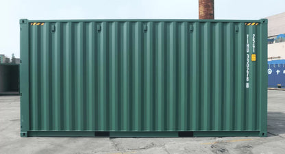 Contenedor High Cube de 20 Pies con Piso de Acero verde nuevo