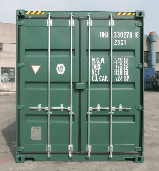Contenedor High Cube de 20 Pies con Piso de Acero verde nuevo