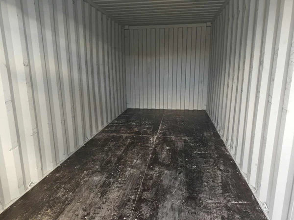 Contenedor seminuevo de 20 pies gris