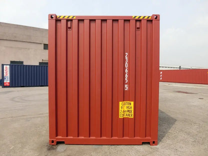 Contenedor de mudanza High Cube 20' (ancho palet) rojo nuevo