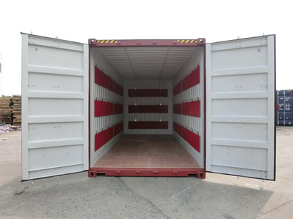 Contenedor de mudanza High Cube 20' (ancho palet) rojo nuevo