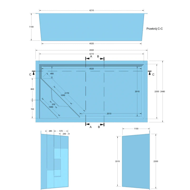 PISCINA ELEVADA WPC