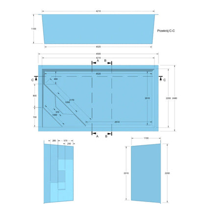 PISCINA ELEVADA WPC