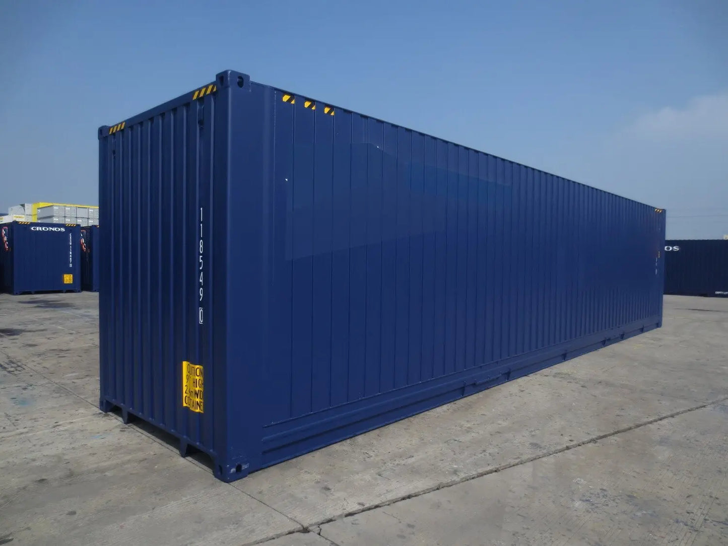 Contenedor High Cube 40' CPC azul nuevo