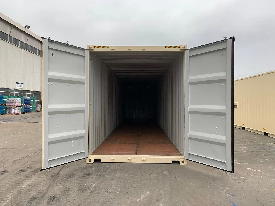 Contenedor Marítimo High Cube de 40 Pies beige nuevo