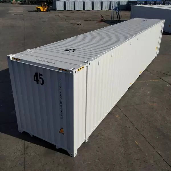 Contenedor Marítimo High Cube de 45 Pies blanco nuevo