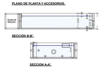 PISCINA ELEVADA ACERO RÍGIDO ILÚ AGUA