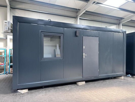 CONTENEDOR DE OFICINA CON BAÑO Y WC 6 X 2,5