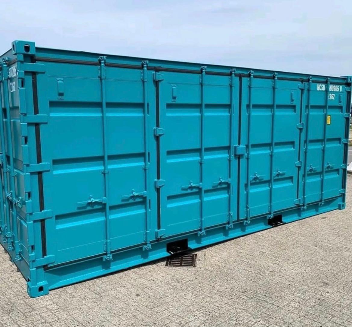 Contenedor 20 pies con apertura lateral Azul marino nuevo