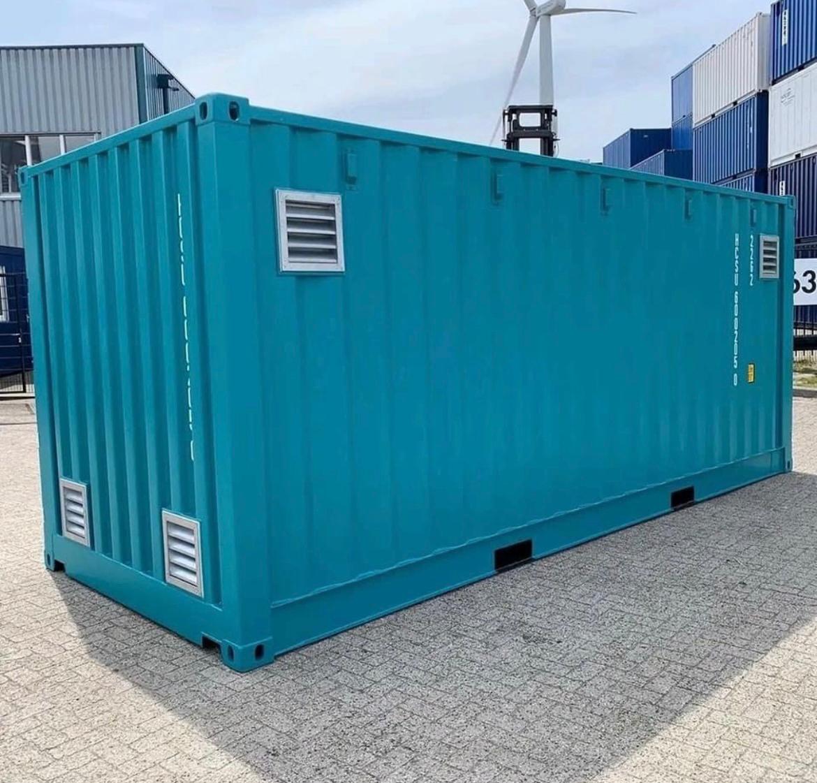Contenedor 20 pies con apertura lateral Azul marino nuevo