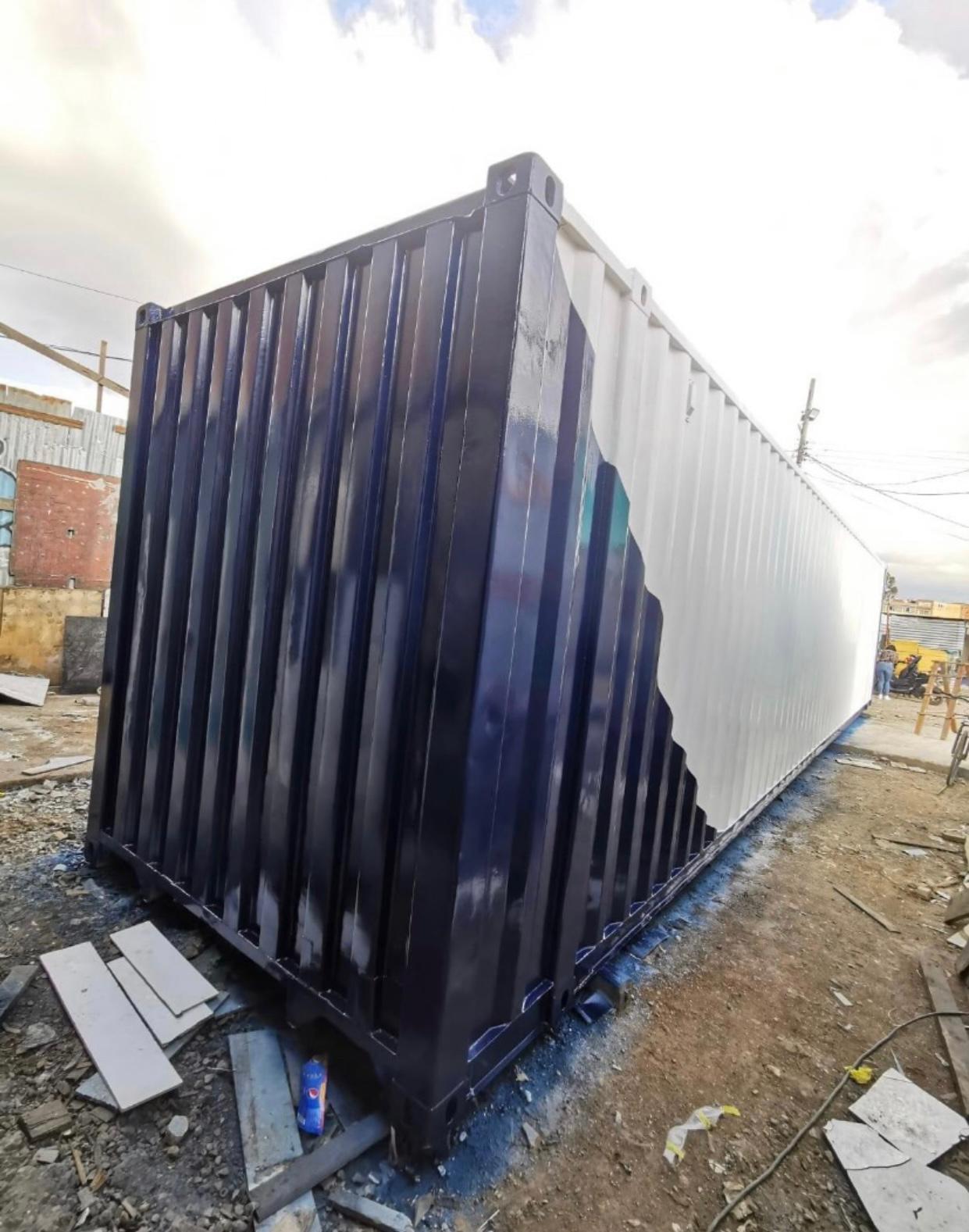Contenedor High Cube 40' azul seminuevo