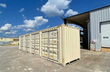 Contenedor High Cube 40' con doble puerta lateral beige nuevo