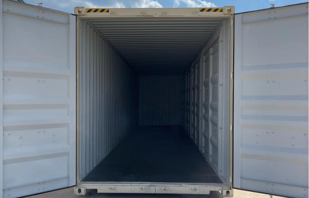 Contenedor High Cube 40' con doble puerta lateral beige nuevo