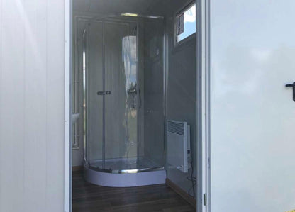Contenedor sanitario +wc + ducha + cisterna